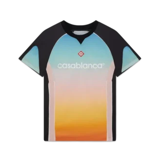 Fotballskjorte med pastellfarget gradient