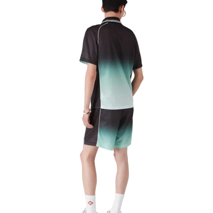 Fotballshorts i jacquard med gradientmonogram