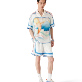 Fuji Dream kortærmet silkeshorts