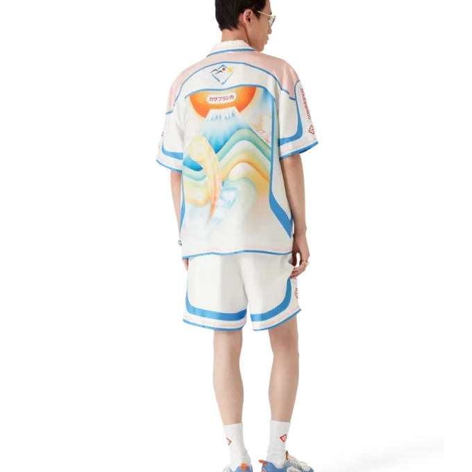 Fuji Dream kortærmet silkeshorts