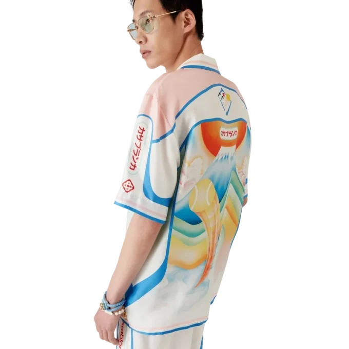 Fuji Dream kortærmet silkeshorts