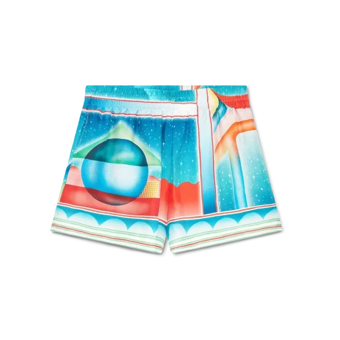 Galaxy Court silke-Shorts
