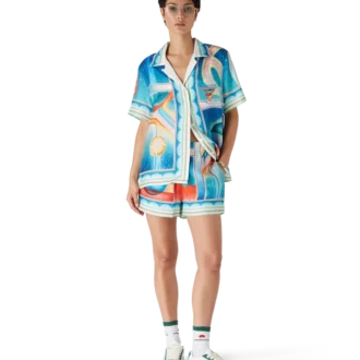 Galaxy Court silke-Shorts