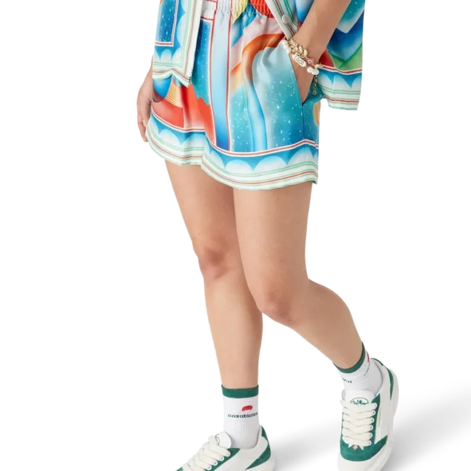 Galaxy Court silke-Shorts