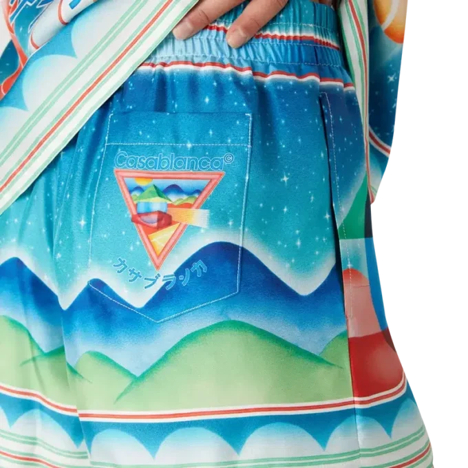 Galaxy Court silke-Shorts