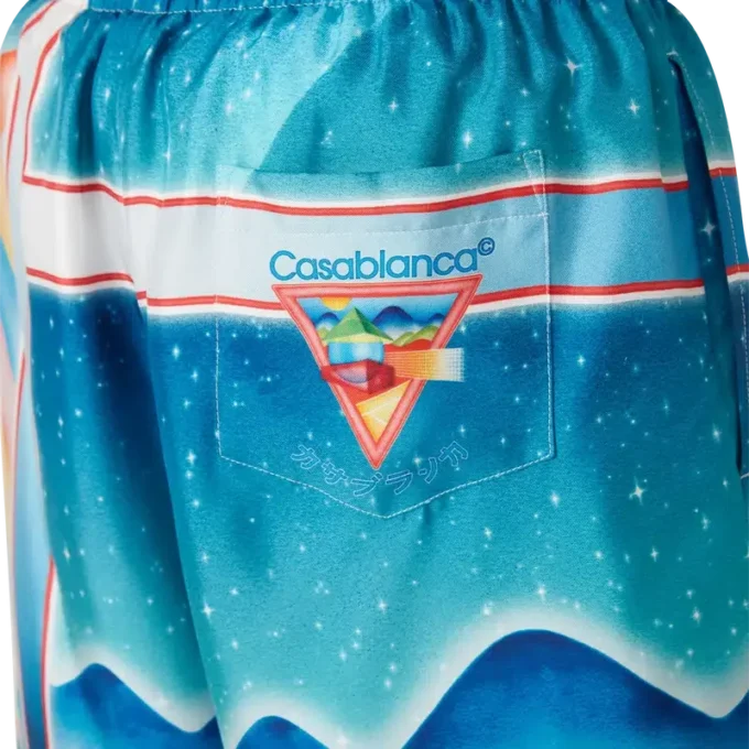 Galaxy Court silke-Shorts