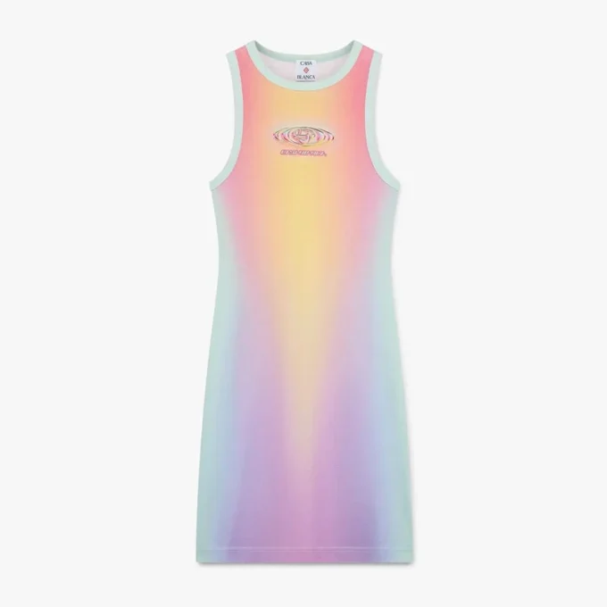 Glass Gradient Maxi Tank Kjole