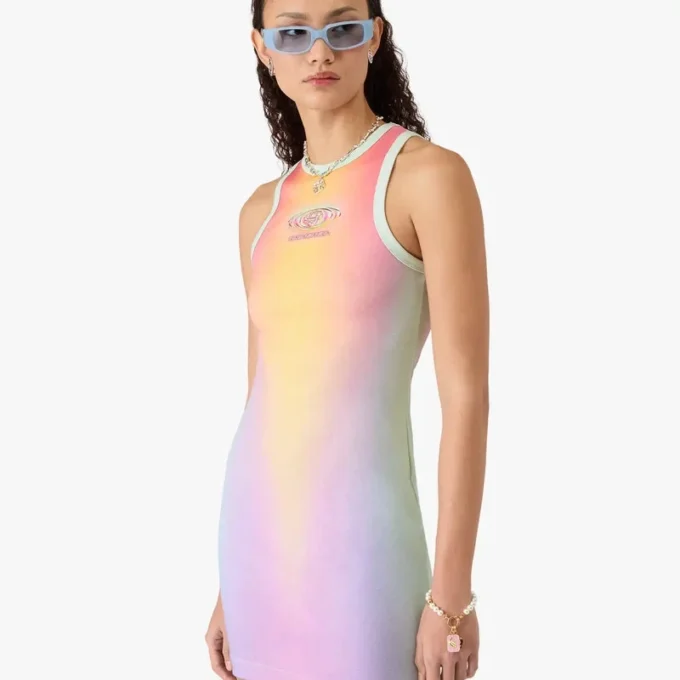 Glass Gradient Maxi Tank Kjole