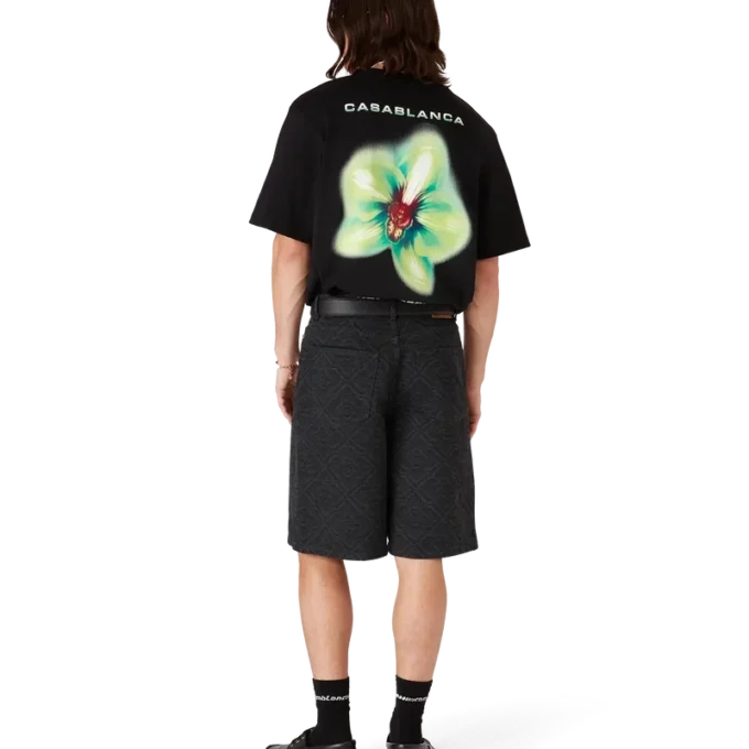 Glitch Orchid Oversized Short Sleeve T-skjorte