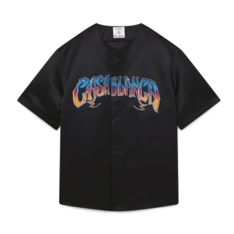 Gothic kortærmet baseballskjorte