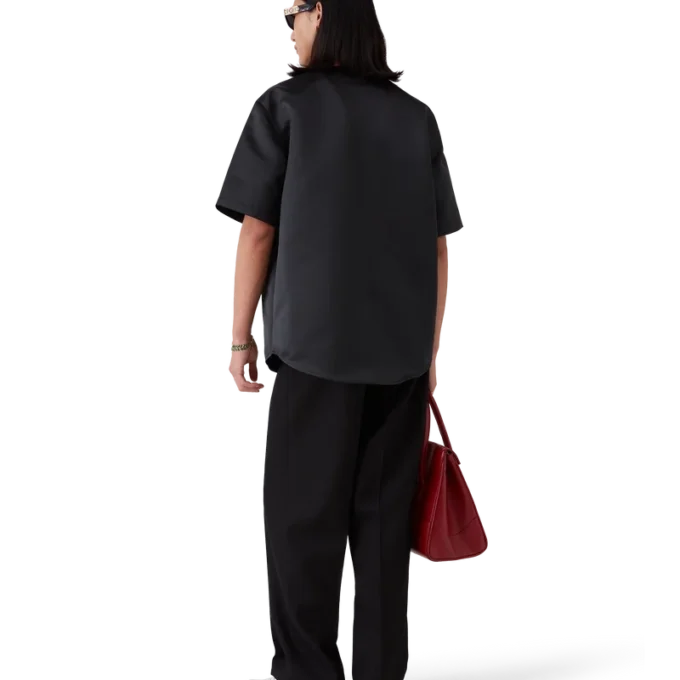 Gothic kortærmet baseballskjorte