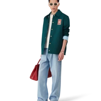 Gothic Logo Stadium Jacket