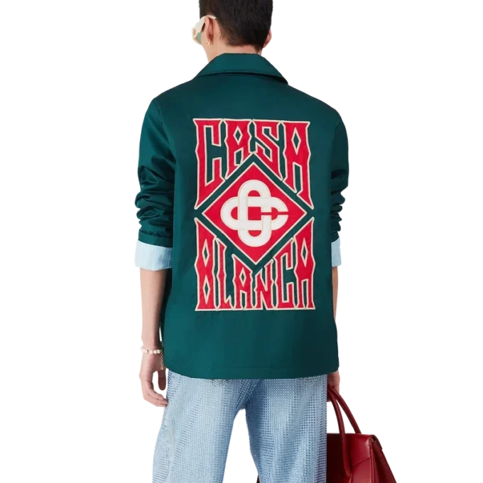 Gothic Logo Stadium Jacket