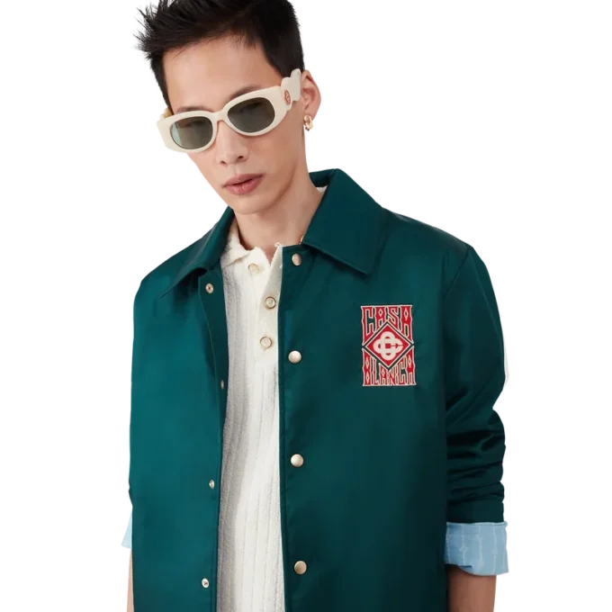 Gothic Logo Stadium Jacket