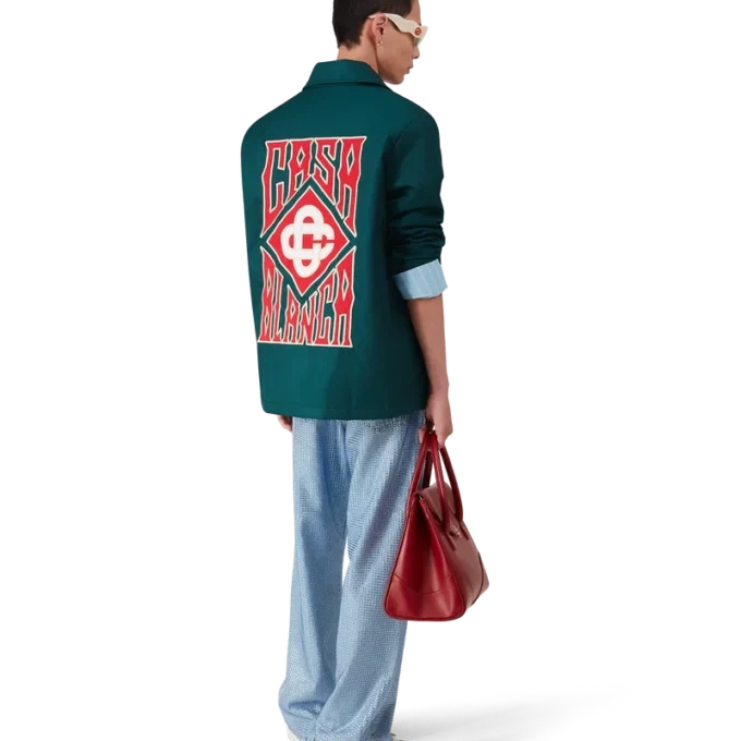 Gothic Logo Stadium Jacket