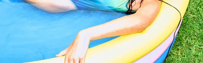 Degrade svart Monogram-bikinitopp