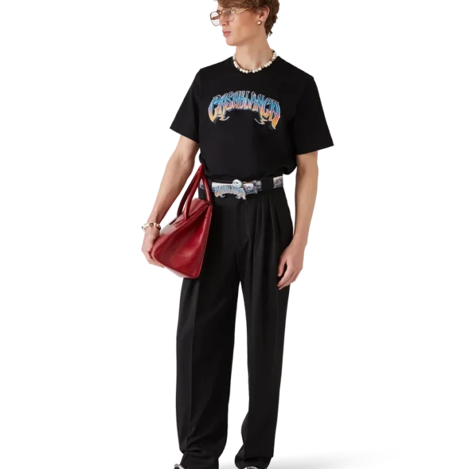 Gradient Gothic T-skjorte