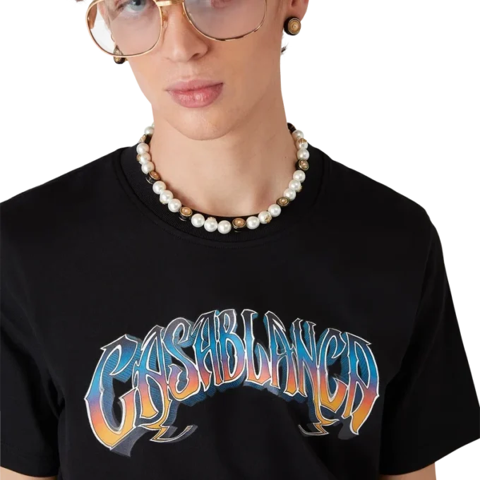 Gradient Gothic T-skjorte