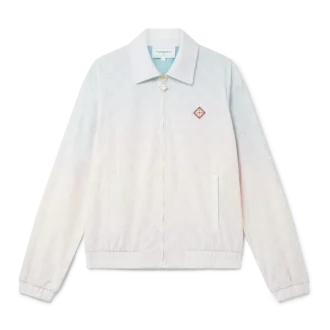 Gradient Laser Detail Track Jacket