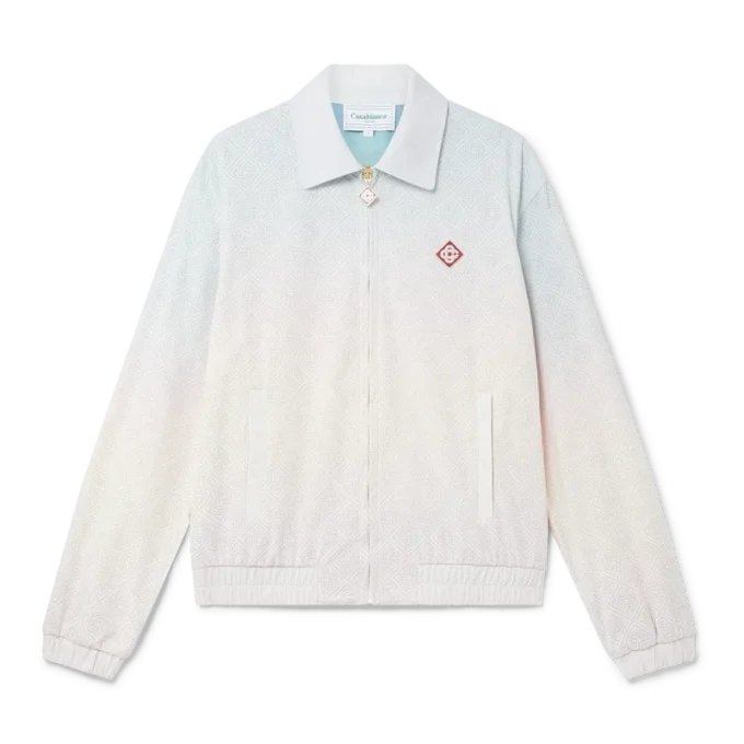 Gradient Laser Detail Track Jacket