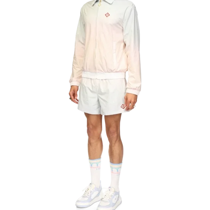 Gradient Laser Detail Track Jacket