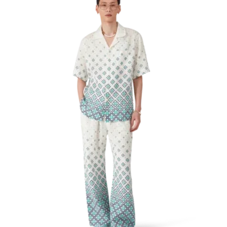 Gradient Monogram-linne-skjorte