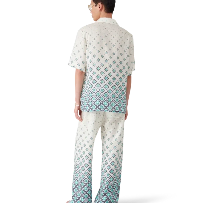 Gradient Monogram-linne-skjorte