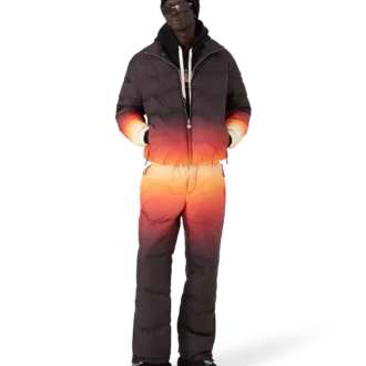 Gradient nylonpolstrede bukser