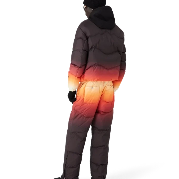 Gradient nylonpolstrede bukser