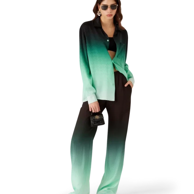 Gradient Ping Pong Jacquard-bukser