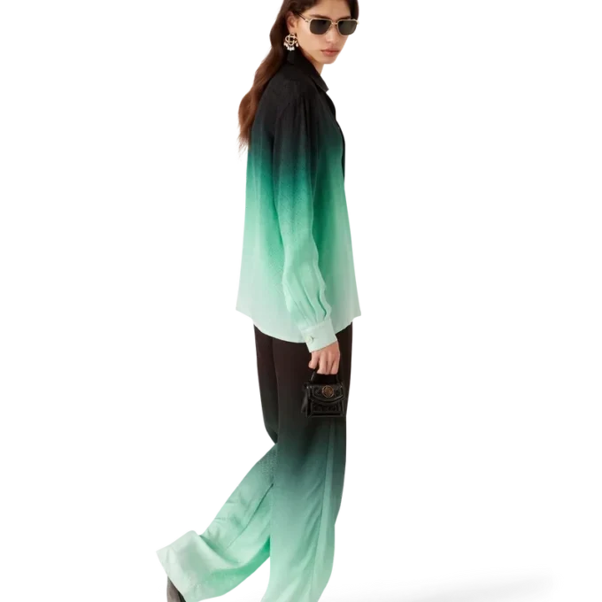 Gradient Ping Pong Jacquard-bukser