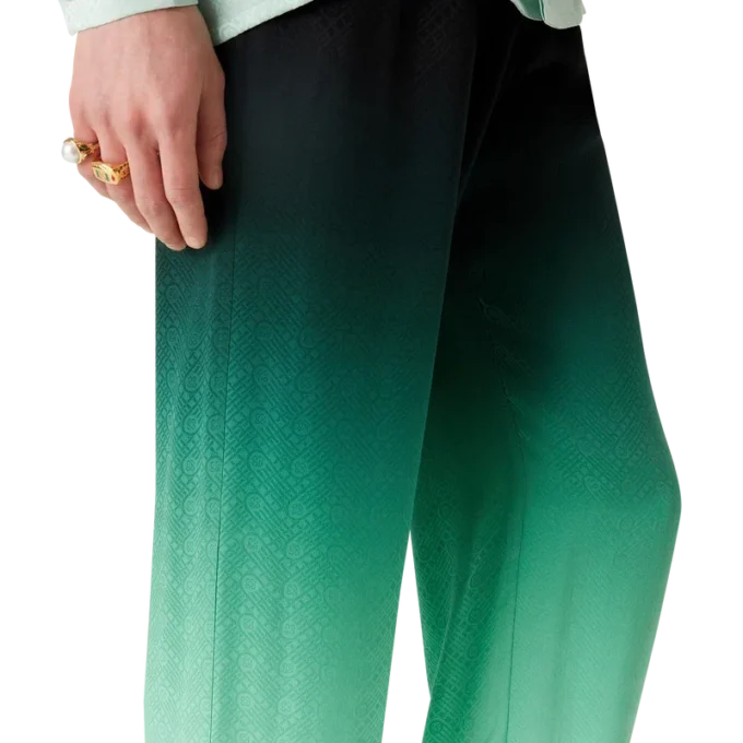 Gradient Ping Pong Jacquard-silkbukser