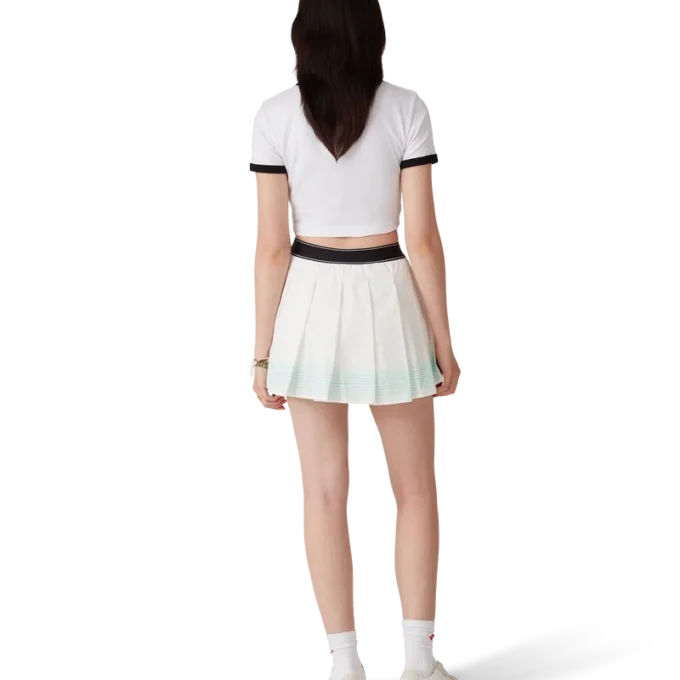 Gradient Stripe Ringer T-skjorte