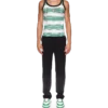 Gradient Stripe Ringer Tank Top