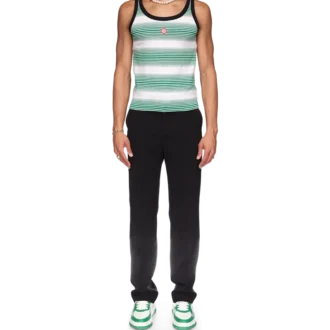 Gradient Stripe Ringer Tank Top