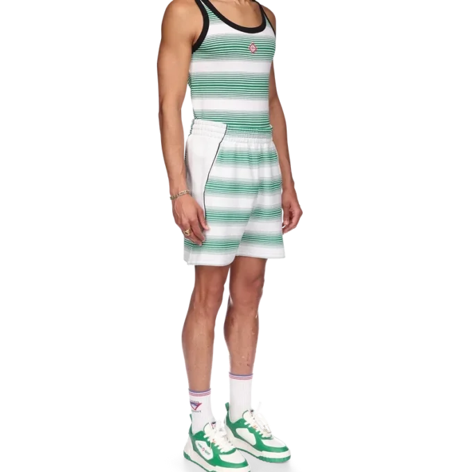 Gradient Stripe Sweatshorts