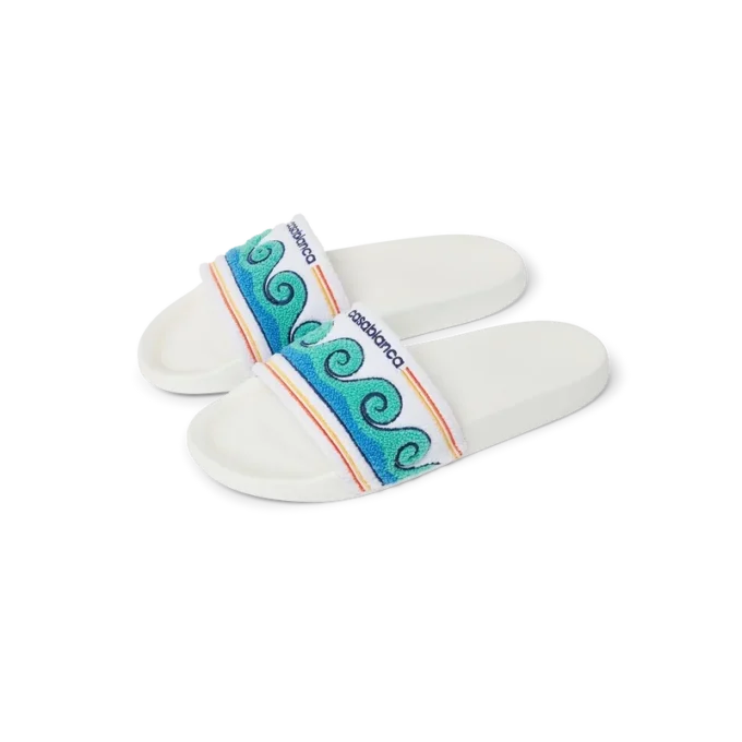 Greco Wave-frottéslippers for kvinner