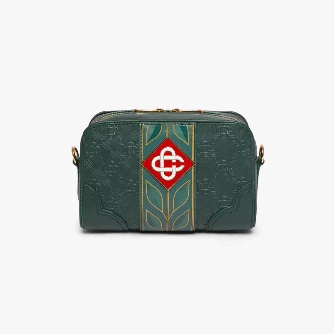 Grønn Monogram-crossbody-veske