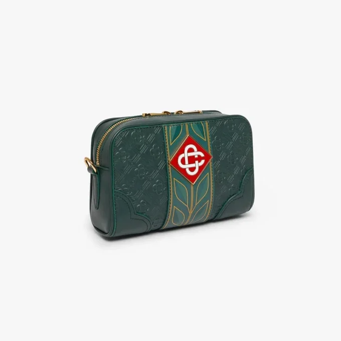 Grønn Monogram-crossbody-veske