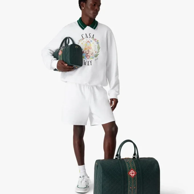Grønn Monogram Weekender-veske