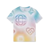Halftone Logo T-skjorte med kort erme og tettsittende passform på Shorts