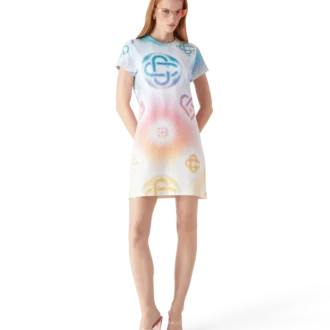 Halftone Logo T-skjortekjole