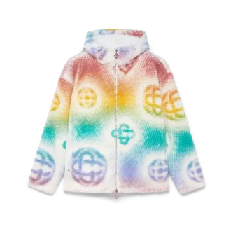 Halftone Monogram fleecejakke