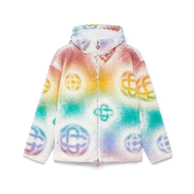 Halftone Monogram fleecejakke