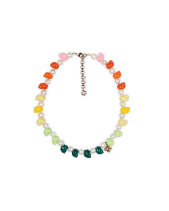 Halskjede med skjell og perler Halskjede med skjell og perler