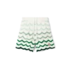 Heklede shorts med bølget fargegradient Heklede shorts med bølget fargegradient
