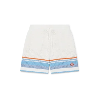 Heklede tennisshorts i bomull Heklede tennisshorts i bomull