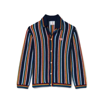 Heklet stripete skjorte