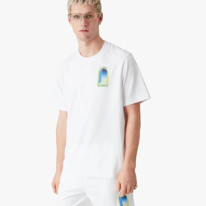 Hvit Arches kortærmet T-skjorte