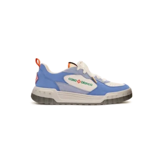 Court-sneaker for kvinner i hvitt og blått